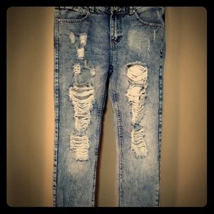 Trillnation Jeans with star peekthru